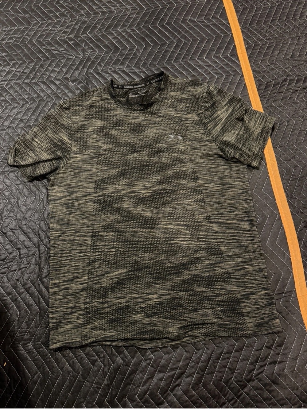 Under Armour Short-Sleeve Performance Tee in Black and Olive Drab